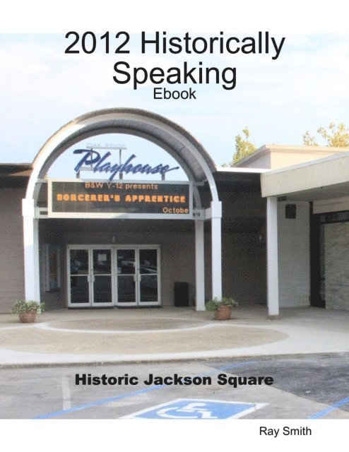 Ray Smith - 2012 Historically Speaking - Ebook, E-bok