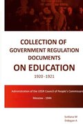 Collection of Government Regulation Documents on Education 1920-1921