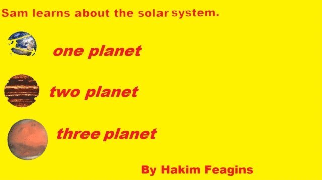 Bernadine Feagins, Hakim Feagins - Sam learns about the solar system., E-bok. Tillgänglighet: Lägg i varukorg