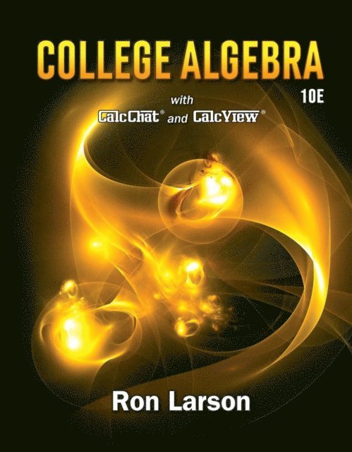 Larson - College Algebra, E-bok