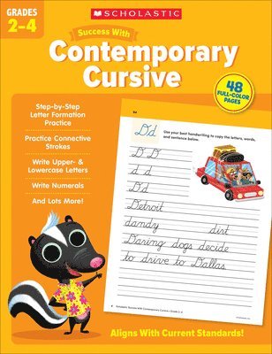 Scholastic Teaching Resources - Scholastic Success with Contemporary Cursive Grades 2-4 Workbook, Häftad