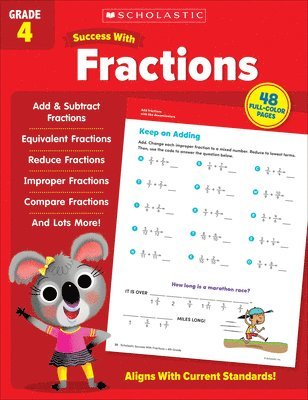 Scholastic Teaching Resources - Scholastic Success with Fractions Grade 4 Workbook, Häftad