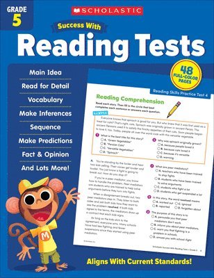 Scholastic Teaching Resources - Scholastic Success with Reading Tests Grade 5 Workbook, Häftad