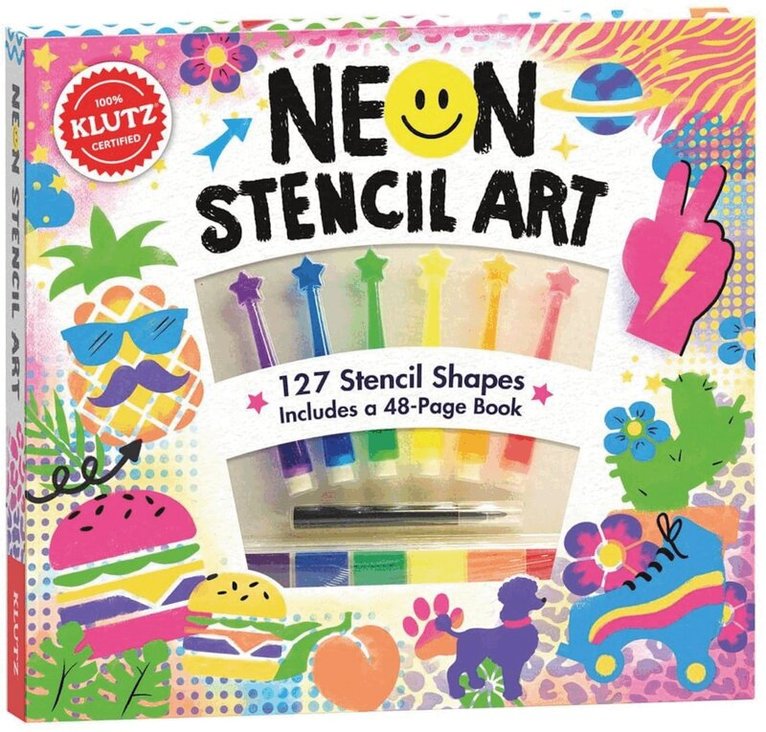 Editors of Klutz - Neon Stencil Art, Inbunden