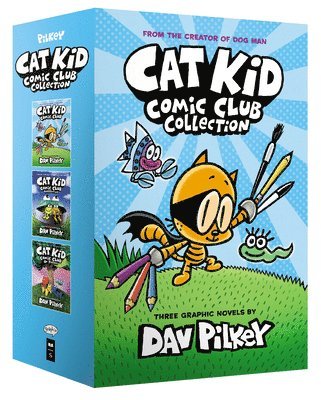 Dav Pilkey - The Cat Kid Comic Club Collection: From the Creator of Dog Man (Cat Kid Comic Club #1-3 Boxed Set), Inbunden