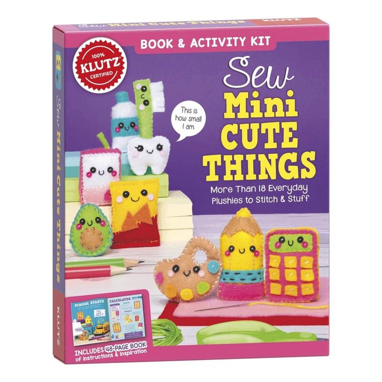 Editors of Klutz - Sew Mini Cute Things, Inbunden