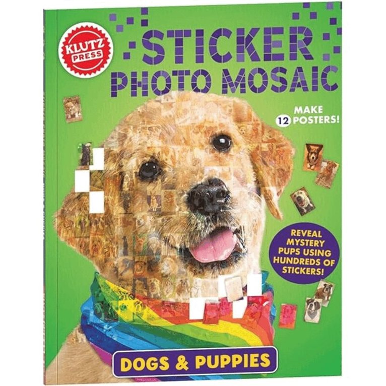 Editors of Klutz - Sticker Photo Mosaic: Dogs & Puppies, Övrigt