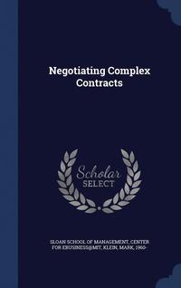 Negotiating Complex Contracts