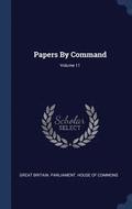 Papers By Command; Volume 11