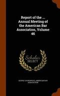 Report of the ... Annual Meeting of the American Bar Association, Volume 46