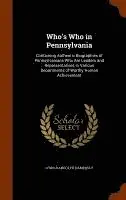 Lewis Randolph Hamersly - Who's Who in Pennsylvania, Inbunden. Tillgänglighet: Lägg i varukorg