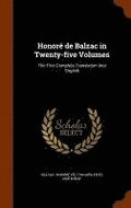 Honor de Balzac in Twenty-five Volumes