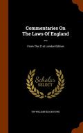 Commentaries on the Laws of England ...