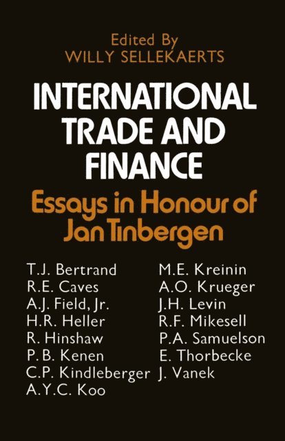 Willy Sellekaerts - International Trade and Finance, E-bok