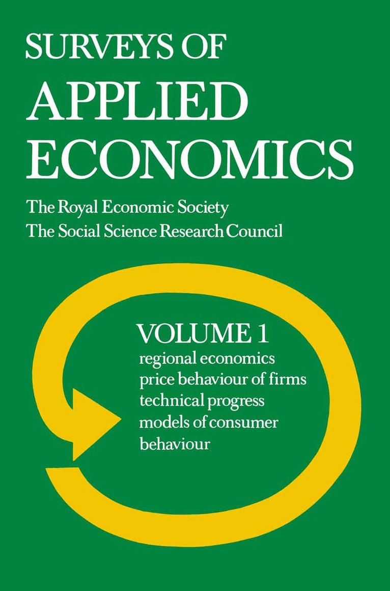 Royal Economic Society, Sociel Science Research Council - Surveys of Applied Economics, Häftad