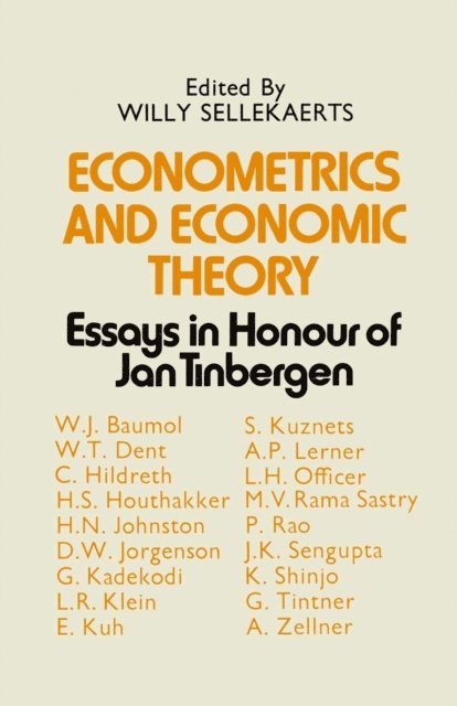 Willy Sellekaerts - Econometrics and Economic Theory, E-bok