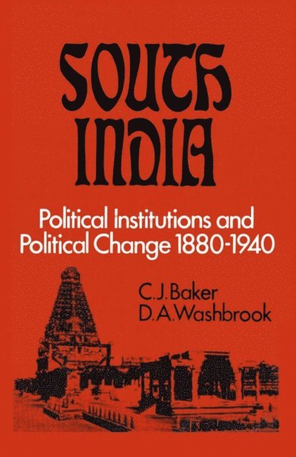 D. A. Washbrook, Christopher John Baker - South India, E-bok