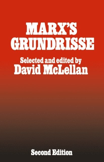 David McLellan - Marx's Grundrisse, E-bok