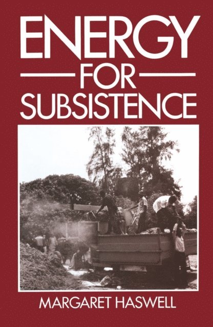 Margaret Haswell - Energy for Subsistence, E-bok