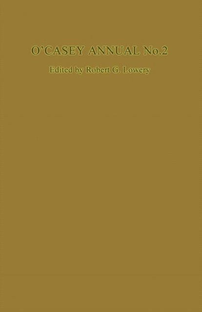 Robert G. Lowery - O'Casey Annual No. 2, E-bok