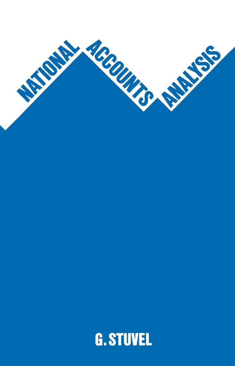 G Stuvel - National Accounts Analysis, Häftad