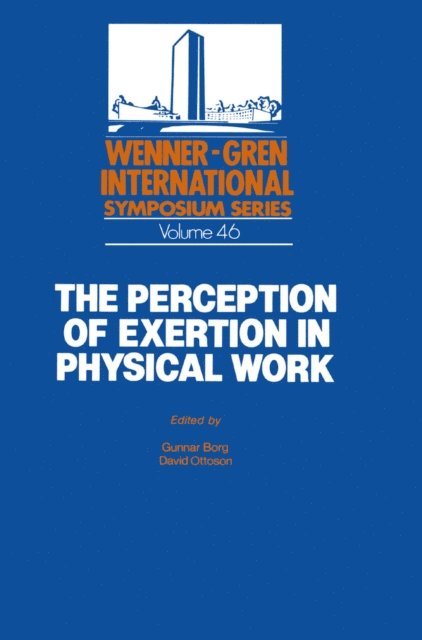 David Ottoson, Gunnar Borg - Perception of Exertion in Physical Exercise, E-bok