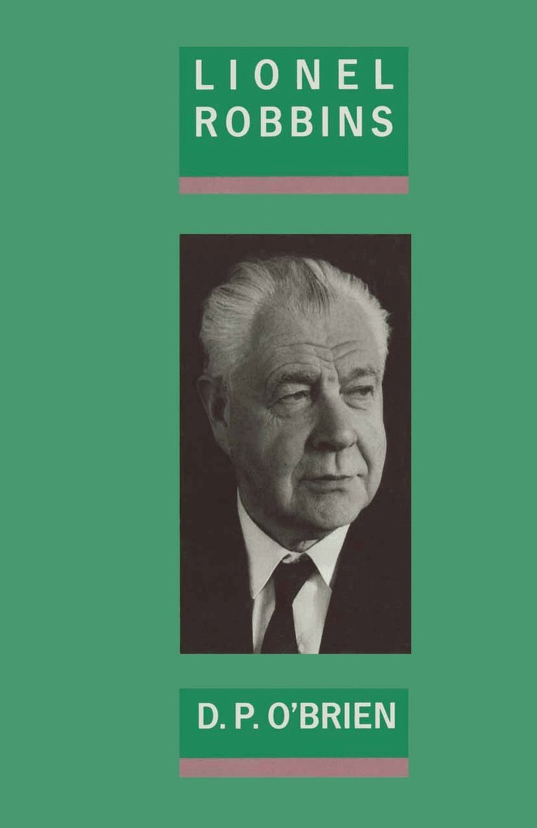 D.P. O'Brien - Lionel Robbins, Häftad
