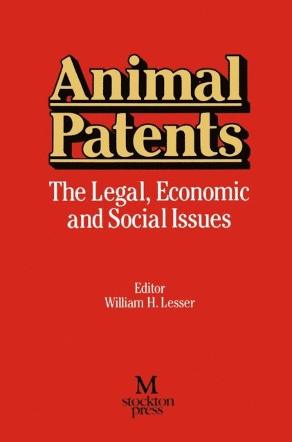 William H. Lesser - Animal Patents, E-bok