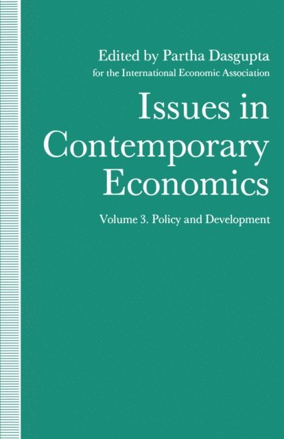 Partha Dasgupta - Issues in Contemporary Economics, E-bok