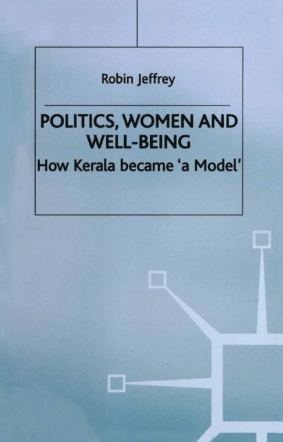 Robin Jeffrey - Politics, Women and Well-Being, E-bok