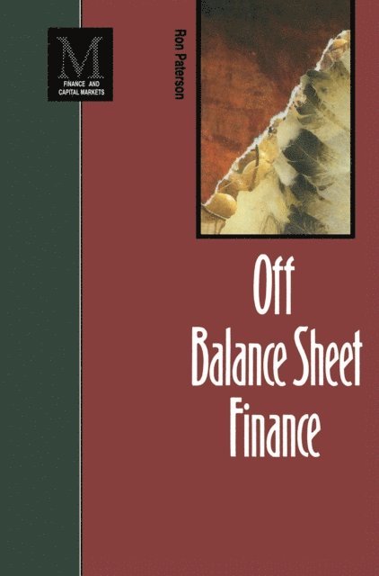 Ron Paterson - Off Balance Sheet Finance, E-bok