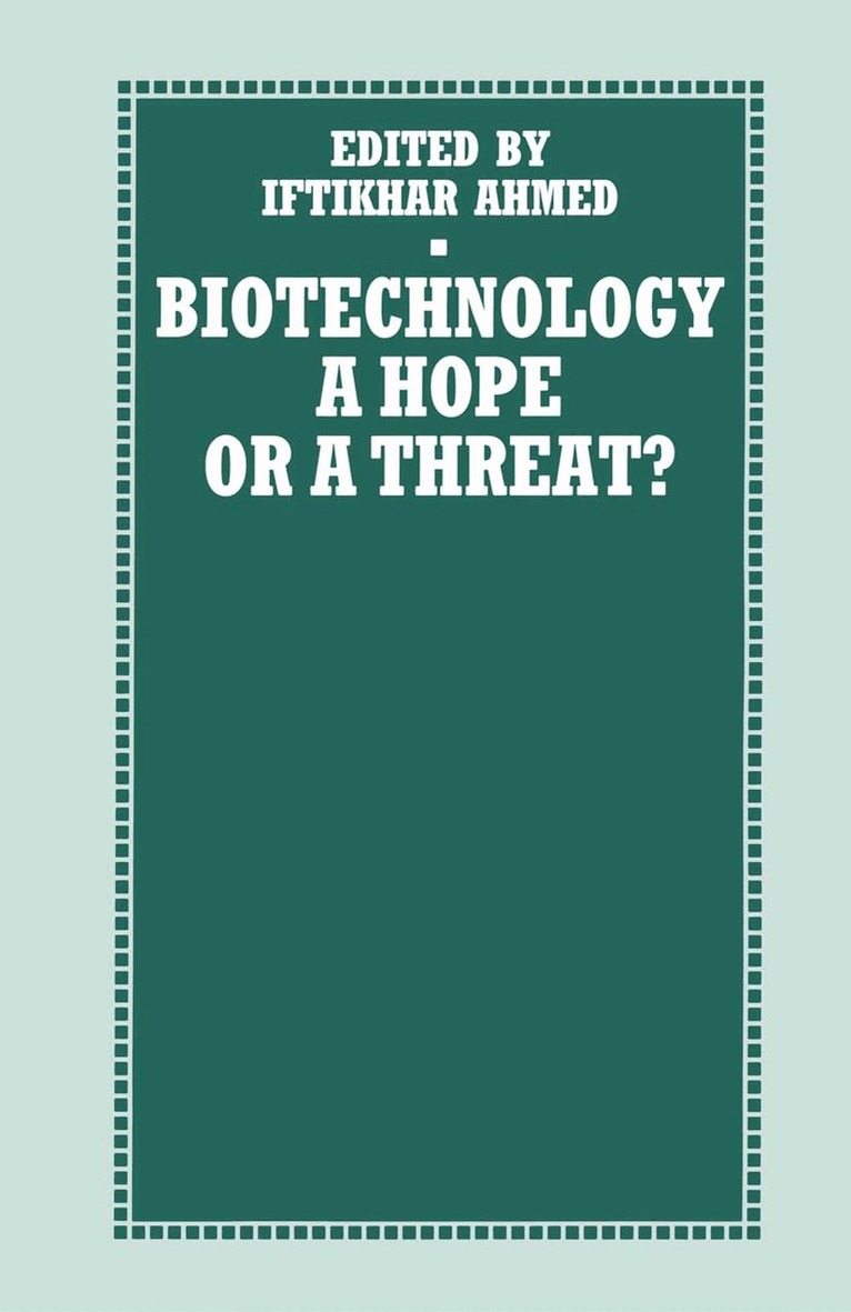 Iftikhar Ahmed - Biotechnology, Häftad