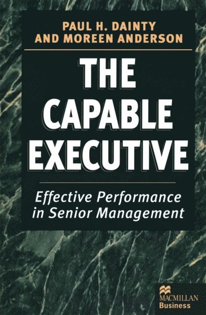 Paul Dainty, Moreen Anderson - Capable Executive, E-bok