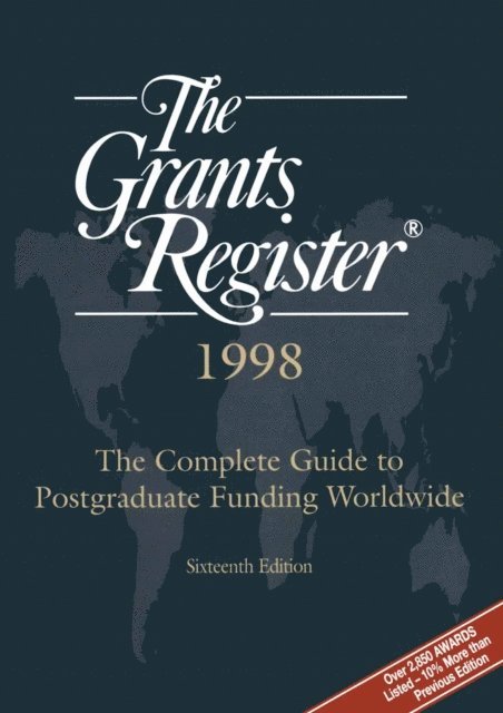 0 0, Ruth Austin - Grants Register(R) 1998, E-bok