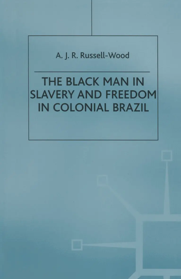 A J R Russell-Wood - Black Man in Slavery and Freedom in Colonial Brazil, Häftad. Tillgänglighet: Lägg i varukorg