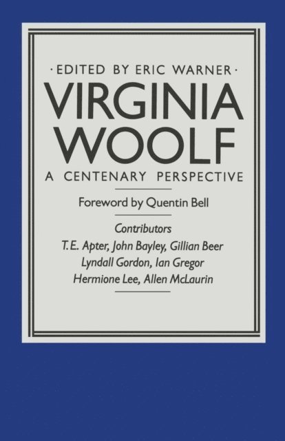 Eric Warner - Virginia Woolf, E-bok