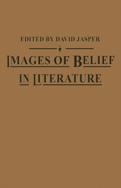 D. Jasper - Images of Belief in Literature, E-bok