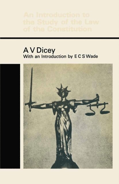 A.V. Dicey - Introduction to the Study of the Law of the Constitution, E-bok. Tillgänglighet: Lägg i varukorg
