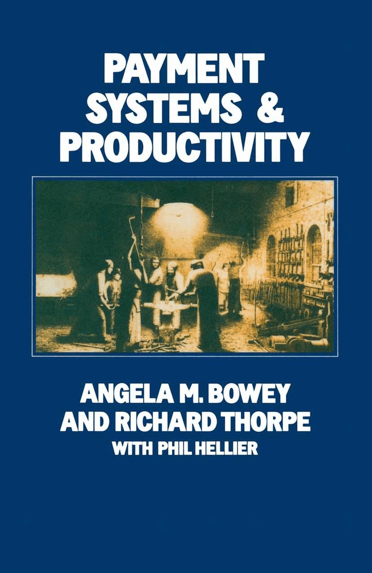 Angela M Bowey, Richard S Thorpe - Payment Systems and Productivity, Häftad