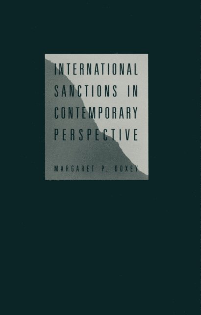 Margaret P. Doxey - International Sanctions in Contemporary Perspective, E-bok