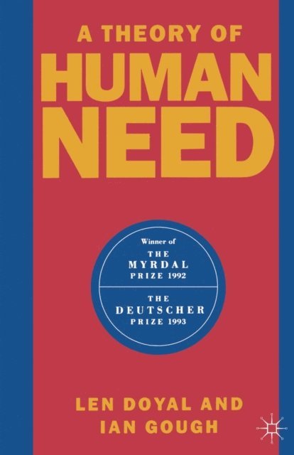 Len Doyal, Ian Gough - Theory of Human Need, E-bok