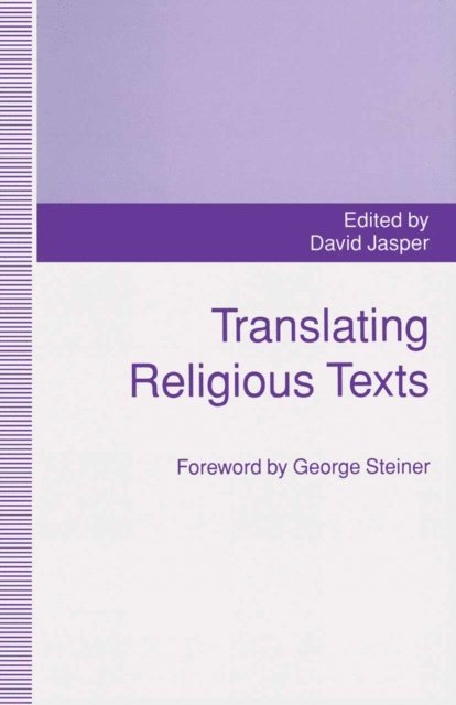D. Jasper - Translating Religious Texts, E-bok
