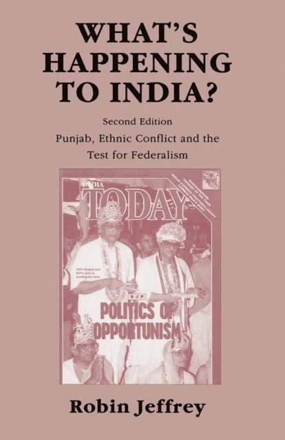 Robin Jeffrey - What's Happening to India?, E-bok