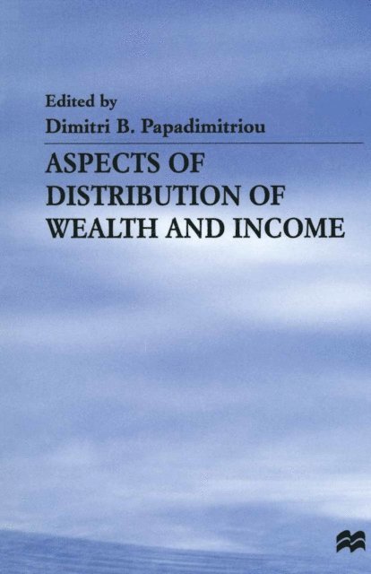 Dimitris Papadimitriou - Aspects of Distribution of Wealth and Income, E-bok