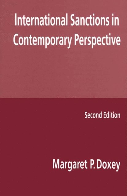Margaret P. Doxey - International Sanctions in Contemporary Perspective, E-bok