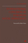 International Concerns of European Social Democrats