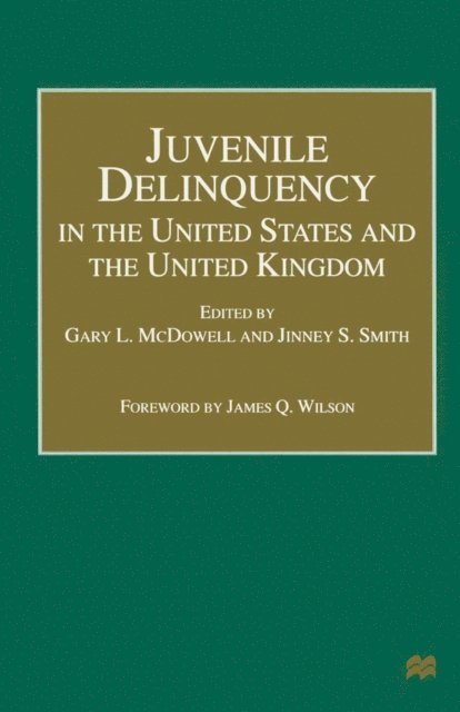 Jinney Smith, Gary L. McDowell - Juvenile Delinquency in the United States and the United Kingdom, E-bok