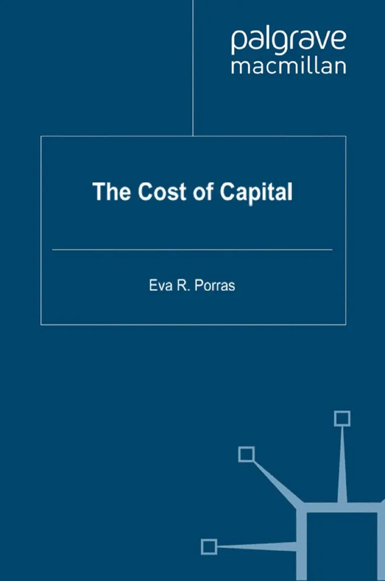 E. Porras - Cost of Capital, Häftad. Tillgänglighet: Lägg i varukorg