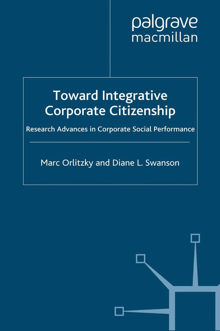 M. Orlitzky, D. Swanson - Toward Integrative Corporate Citizenship, Häftad. Tillgänglighet: Lägg i varukorg