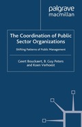 Coordination of Public Sector Organizations